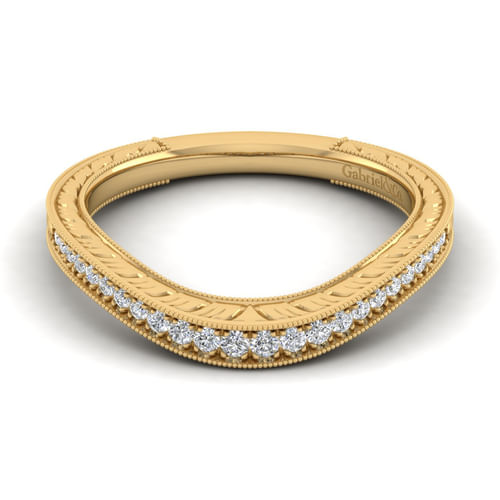 14K Yellow Gold Matching Wedding Band