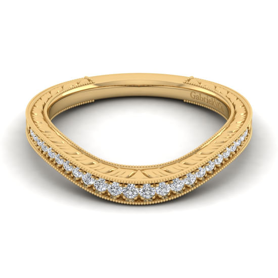 Gabriel - 14K Yellow Gold Matching Wedding Band