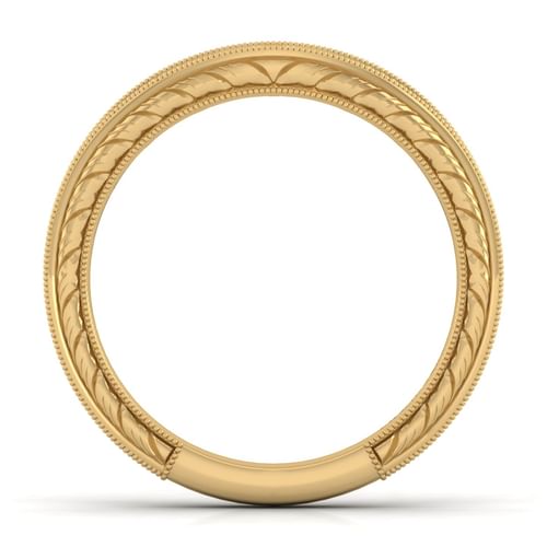 14K Yellow Gold Matching Wedding Band