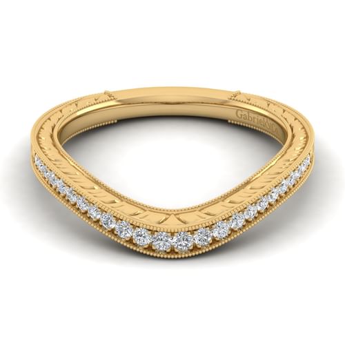 14K Yellow Gold Matching Wedding Band