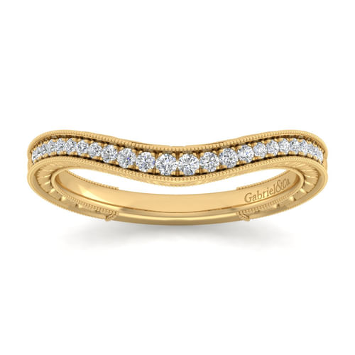 14K Yellow Gold Matching Wedding Band