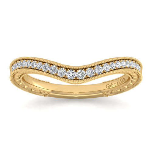 14K Yellow Gold Matching Wedding Band