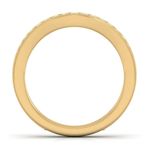 14K Yellow Gold Matching Wedding Band
