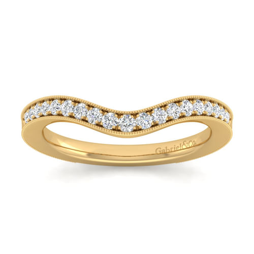 14K Yellow Gold Matching Wedding Band