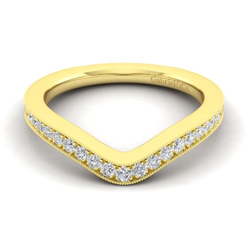 14K Yellow Gold Matching Wedding Band