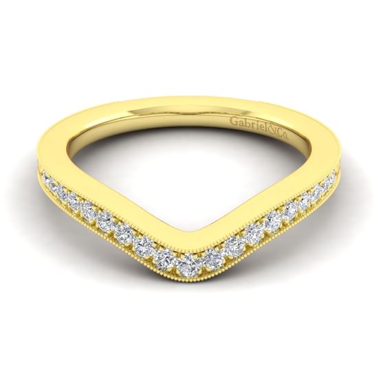 Gabriel - 14K Yellow Gold Matching Wedding Band