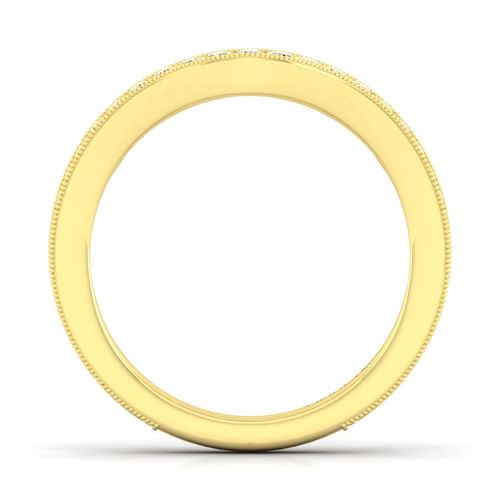 14K Yellow Gold Matching Wedding Band