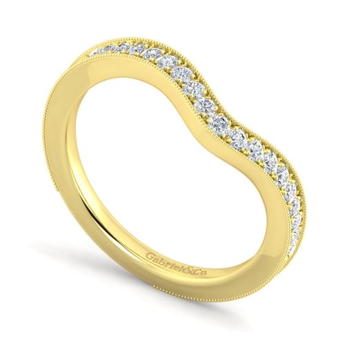 14K Yellow Gold Matching Wedding Band