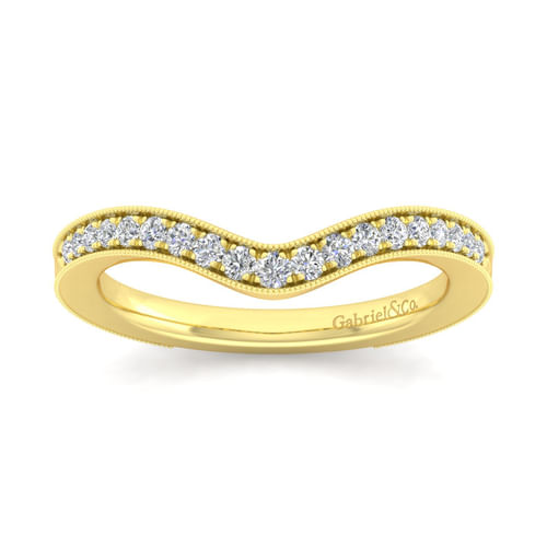14K Yellow Gold Matching Wedding Band
