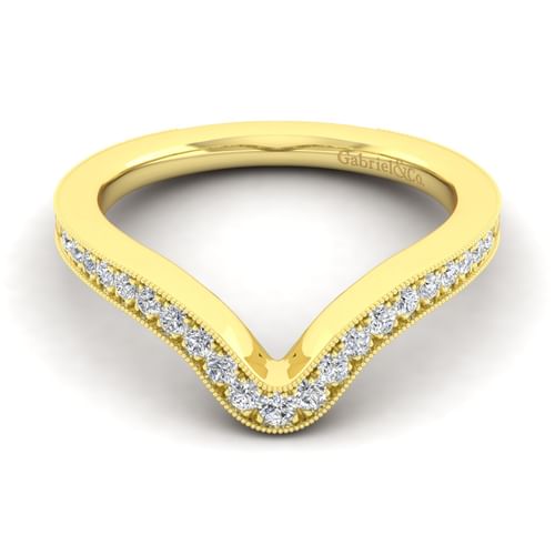 14K Yellow Gold Matching Wedding Band