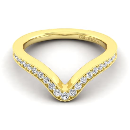 Gabriel - 14K Yellow Gold Matching Wedding Band