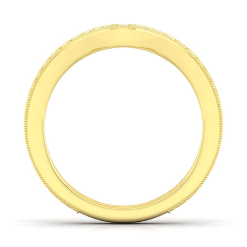 14K Yellow Gold Matching Wedding Band