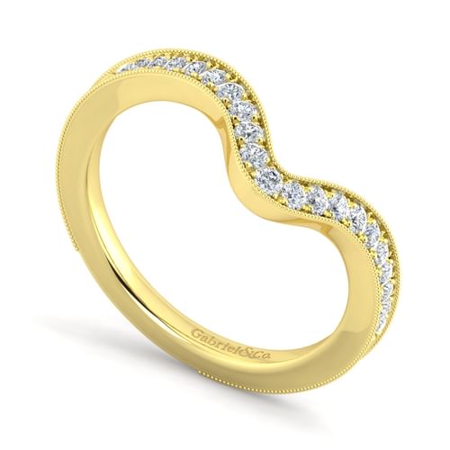 14K Yellow Gold Matching Wedding Band