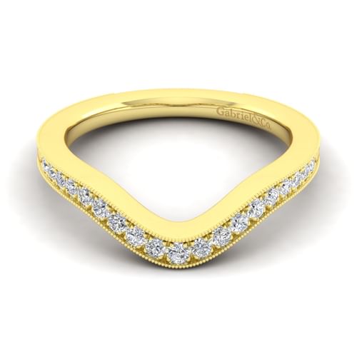 14K Yellow Gold Matching Wedding Band
