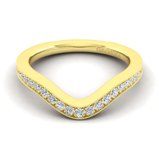 Gabriel - 14K Yellow Gold Matching Wedding Band