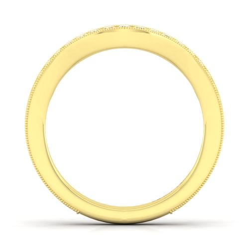 14K Yellow Gold Matching Wedding Band
