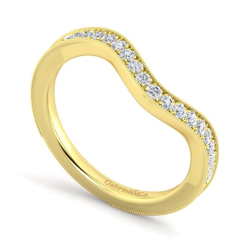 14K Yellow Gold Matching Wedding Band