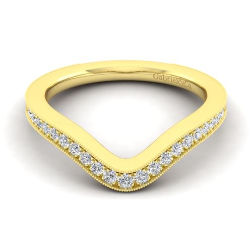 14K Yellow Gold Matching Wedding Band