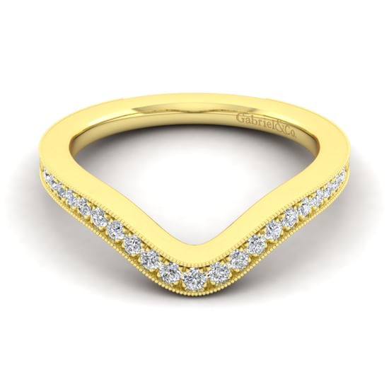 Gabriel - 14K Yellow Gold Matching Wedding Band