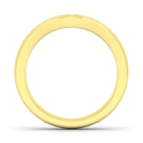 14K Yellow Gold Matching Wedding Band