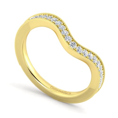 14K Yellow Gold Matching Wedding Band