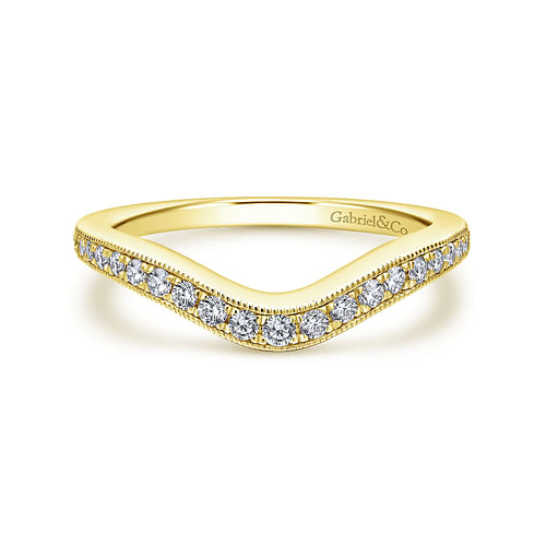 14K Yellow Gold Matching Wedding Band