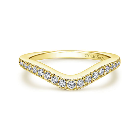 Gabriel - 14K Yellow Gold Matching Wedding Band