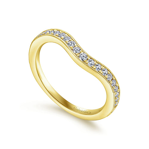 14K Yellow Gold Matching Wedding Band