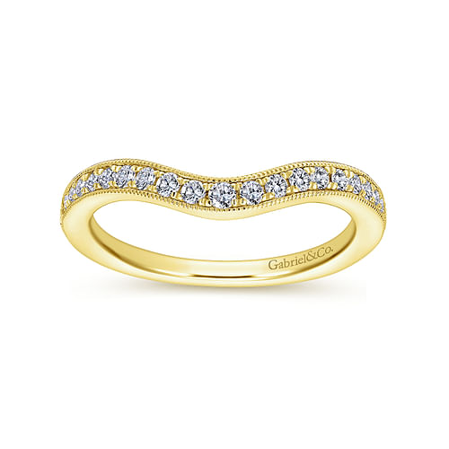 14K Yellow Gold Matching Wedding Band