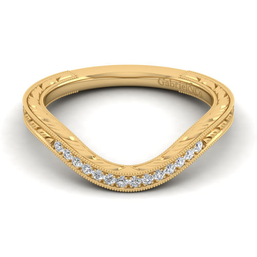14K Yellow Gold Matching Wedding Band