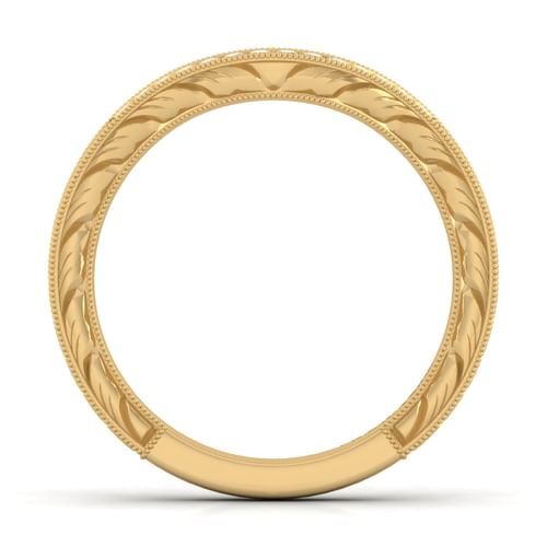 14K Yellow Gold Matching Wedding Band