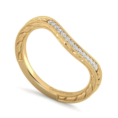 14K Yellow Gold Matching Wedding Band