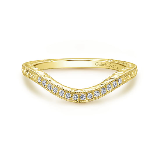 Gabriel - 14K Yellow Gold Matching Wedding Band