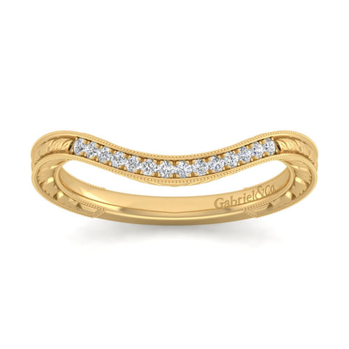14K Yellow Gold Matching Wedding Band