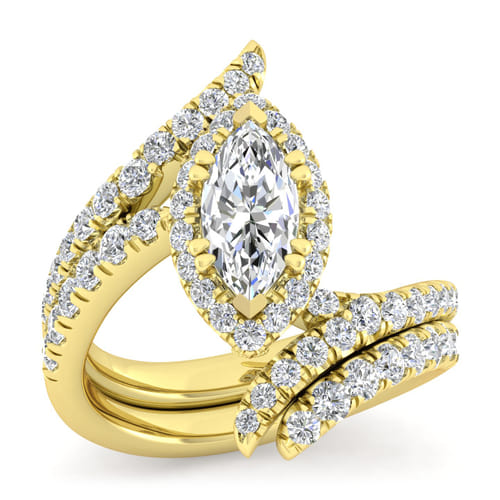 14K Yellow Gold Matching Wedding Band