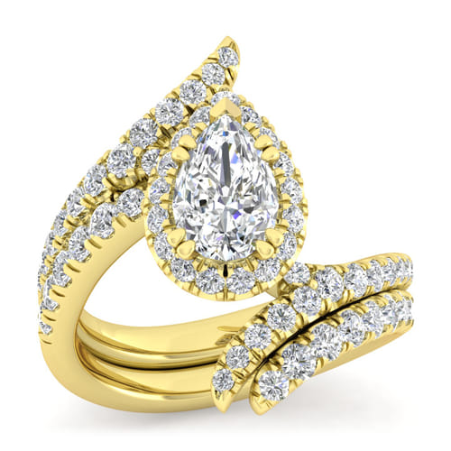 14K Yellow Gold Matching Wedding Band