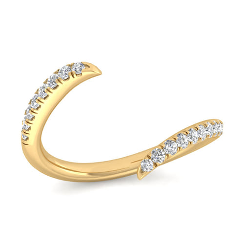 14K Yellow Gold Matching Wedding Band