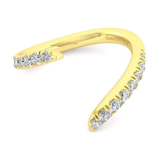 Gabriel - 14K Yellow Gold Matching Wedding Band