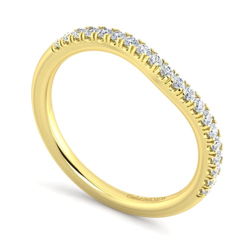 14K Yellow Gold Matching Wedding Band