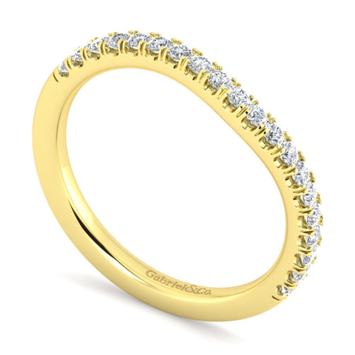14K Yellow Gold Matching Wedding Band