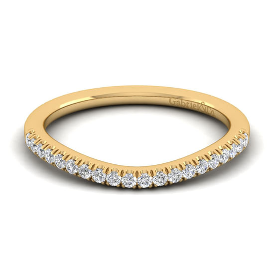 Gabriel - 14K Yellow Gold Matching Wedding Band