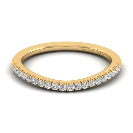 Gabriel - 14K Yellow Gold Matching Wedding Band