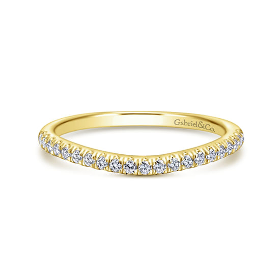 Gabriel - 14K Yellow Gold Matching Wedding Band
