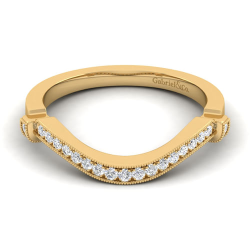 14K Yellow Gold Matching Wedding Band