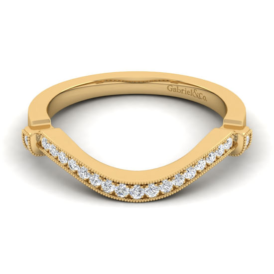 Gabriel - 14K Yellow Gold Matching Wedding Band