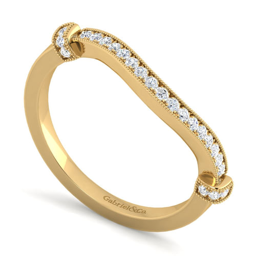 14K Yellow Gold Matching Wedding Band