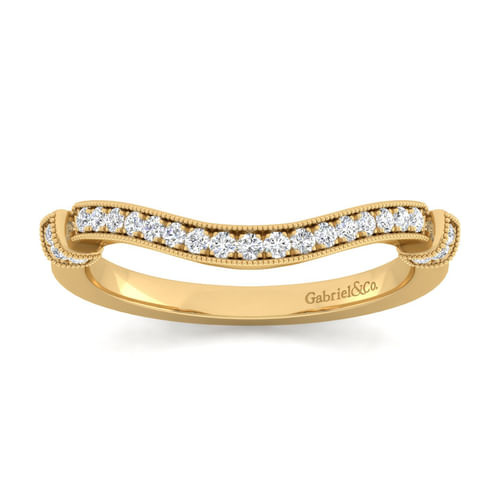 14K Yellow Gold Matching Wedding Band