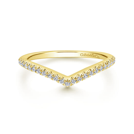 Gabriel - 14K Yellow Gold Matching Wedding Band
