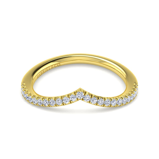 Gabriel - 14K Yellow Gold Matching Wedding Band