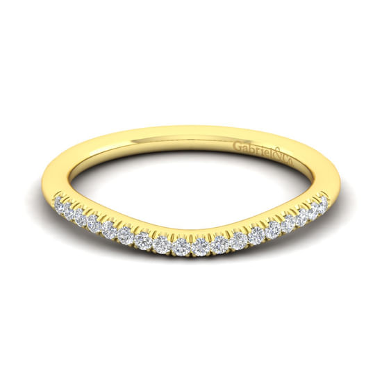 Gabriel - 14K Yellow Gold Matching Wedding Band